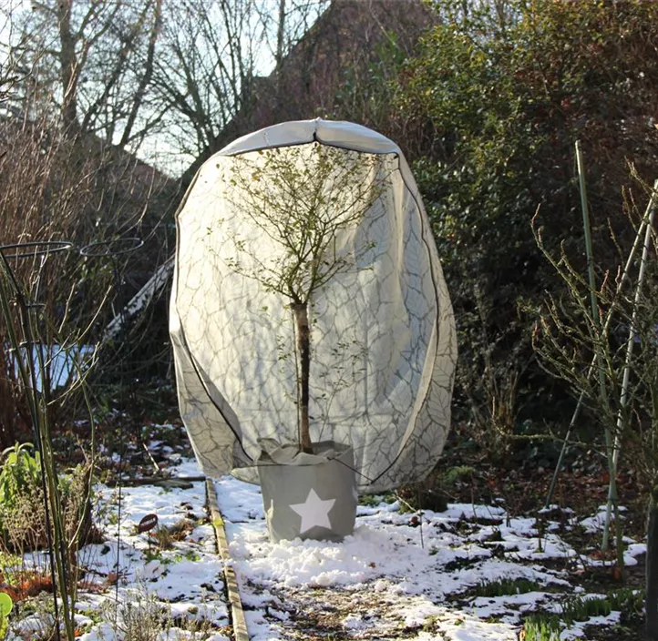 Winter Mega Vlieshaube Blätter