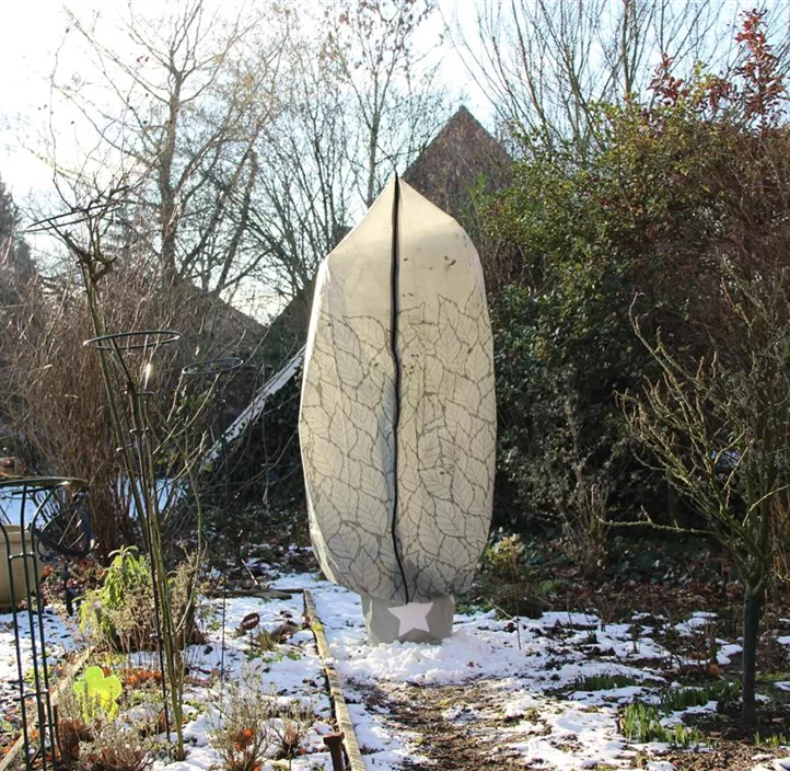 Winter Mega Vlieshaube Blätter