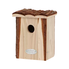 Nistkasten Zaunkönig Rindendach