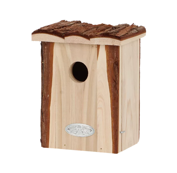 Nistkasten Zaunkönig Rindendach
