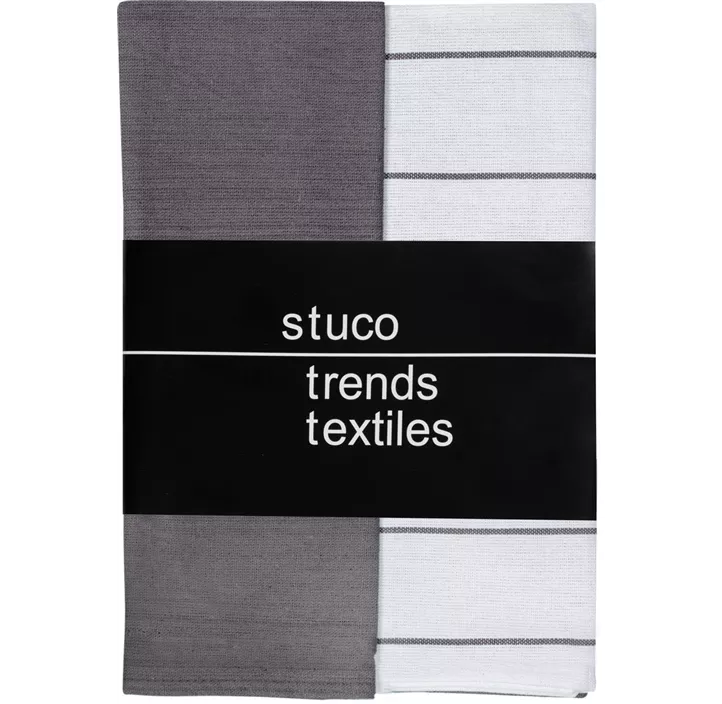 2er Pack Geschirrtücher mit schwarzer Banderole