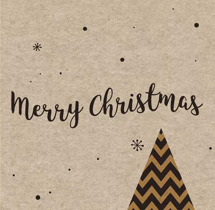 Serviette Zic-Zac tree