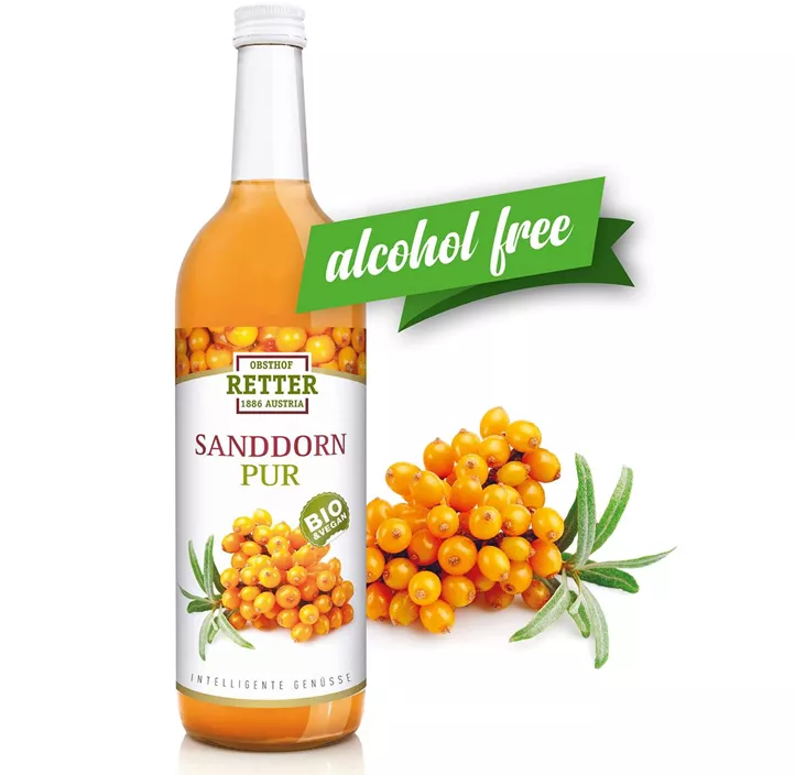 BIO Sanddorn pur, 100% Direktsaft