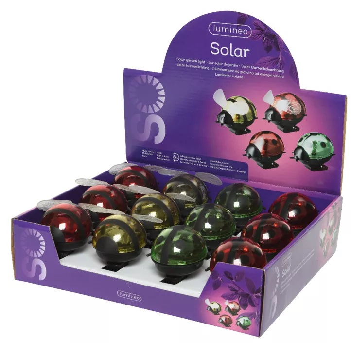 Solar Bienen und Marienkäfer