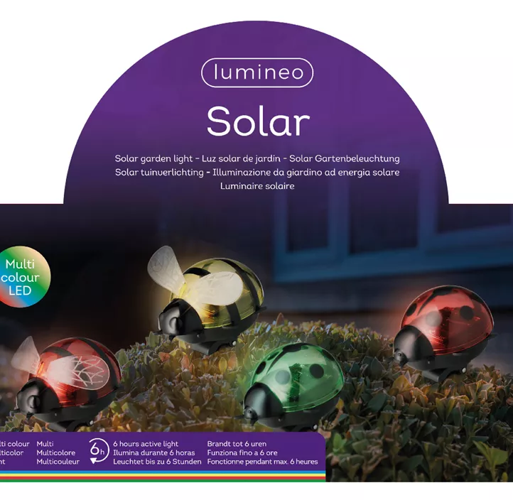 Solar Bienen und Marienkäfer