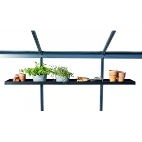 Aluregal für Unterwässerung, schwarz