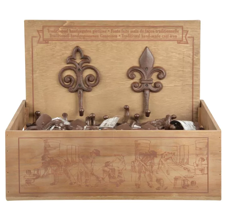 Haken aus Gusseisen Version 1+2, sort.