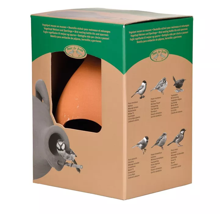 Vogeltopf Flasche - Nistkasten