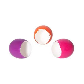 Hühner Ei offen 6er Box