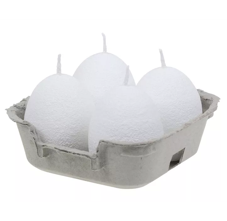 Eierkerze Liana, 4er Pack