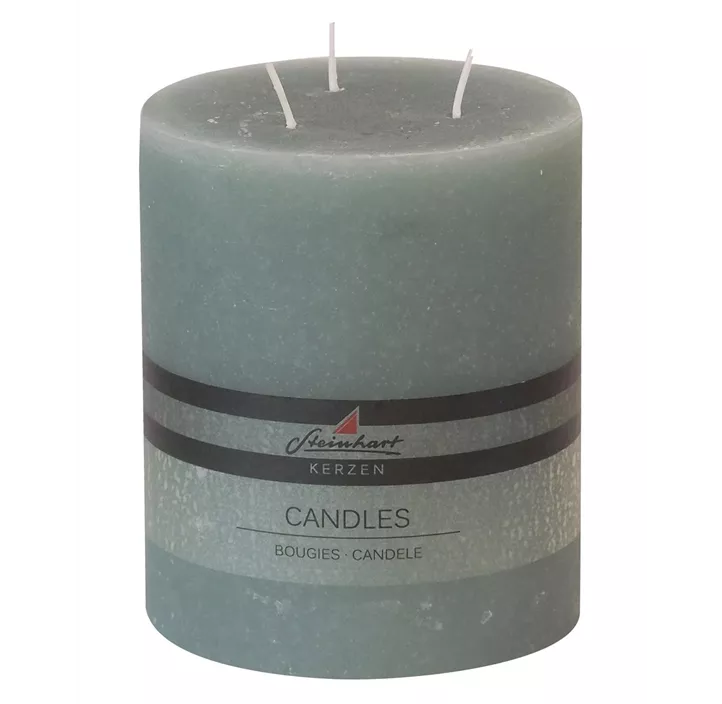 Stumpenkerze Raureif 3 Docht