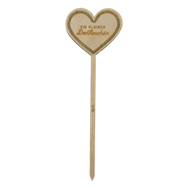 Herzstecker Holz mit Spruch