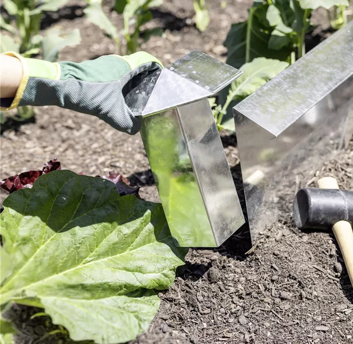 Schnecken-Zaun Außenecke