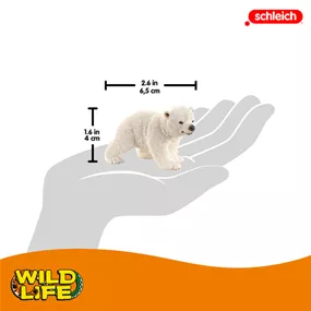 Eisbärjunges, laufend