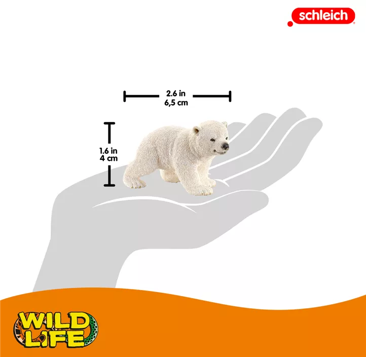 Eisbärjunges, laufend