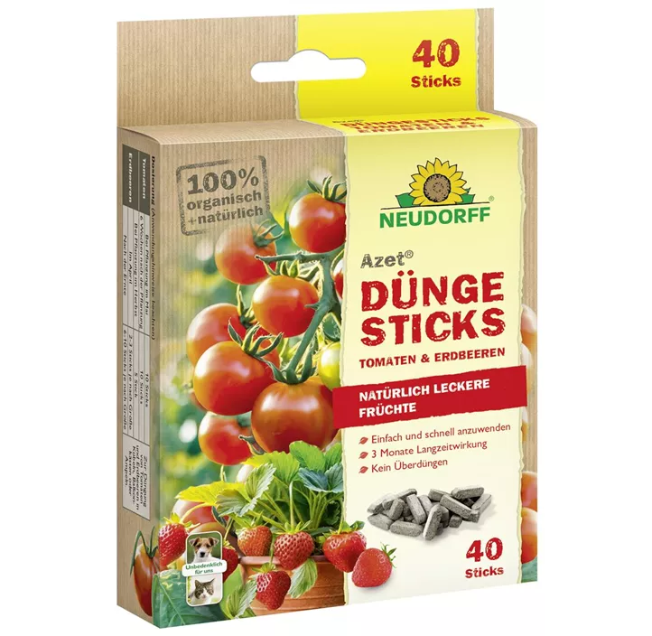 Azet Düngesticks für Tomaten und Erdbeeren