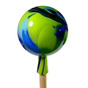 Gartenkugel Earth für Holzstab