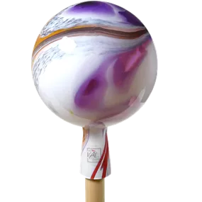 Gartenkugel Orchidea für Holzstab