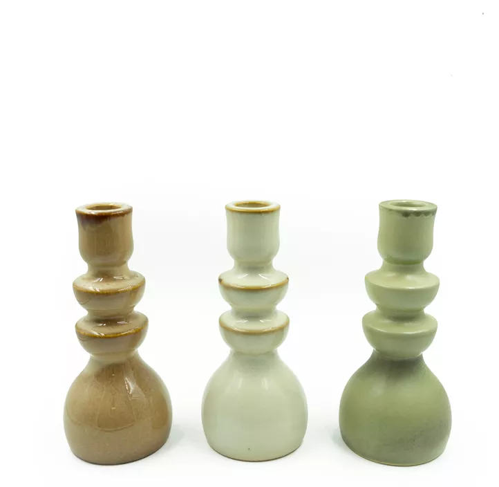 Kerzenhalter Eukalyptus und Sand