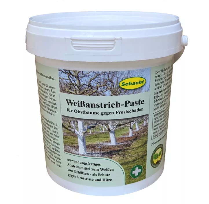 Weißanstrichpaste gegen Frost