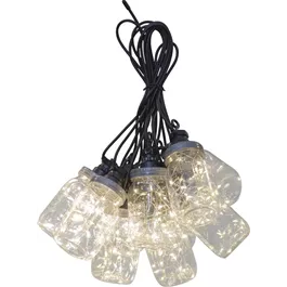 LED-Party-Kette mit Gläsern Circus Bottle, IP44