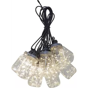 LED-Party-Kette mit Gläsern Circus Bottle, IP44