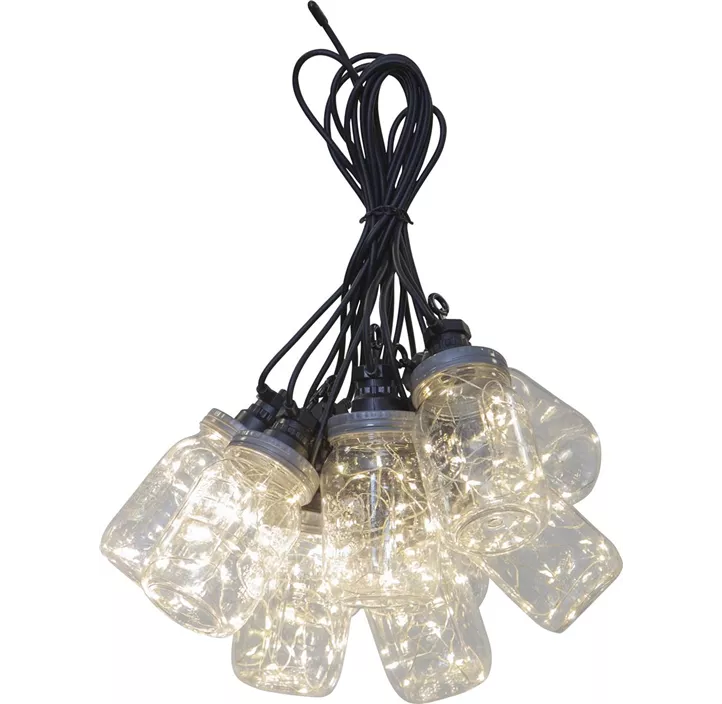 LED-Party-Kette mit Gläsern Circus Bottle, IP44