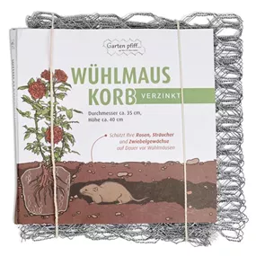 Wühlmauskorb aus Drahtgeflecht