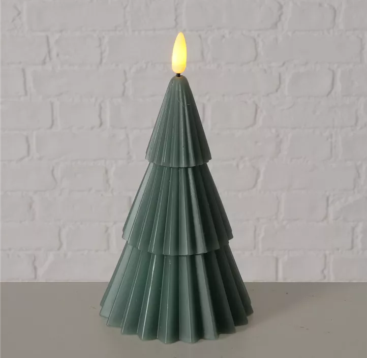 LED-Kerze Tannenbaum, 3sort.