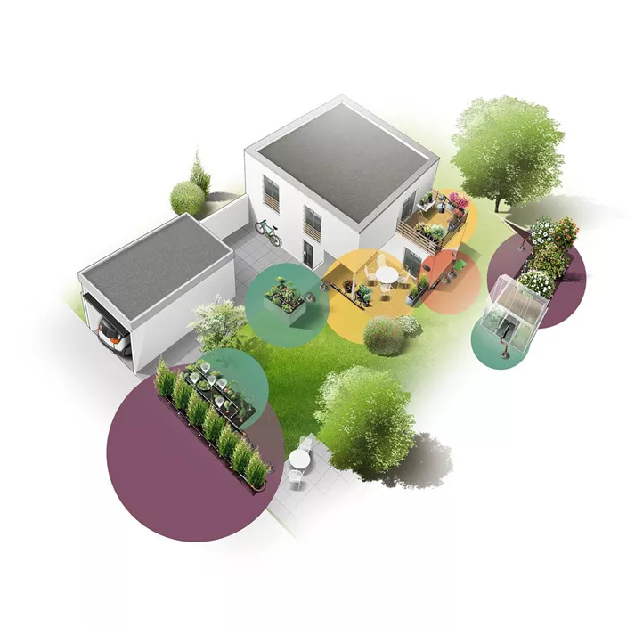 Micro-Drip-System Tropfbewässerung Set Balkon