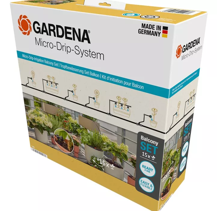 Micro-Drip-System Tropfbewässerung Set Balkon