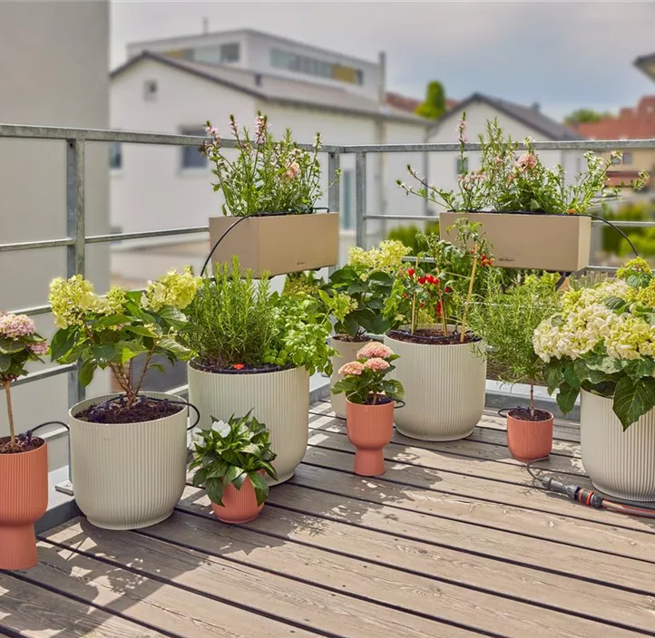 Micro-Drip-System Tropfbewässerung Set Balkon