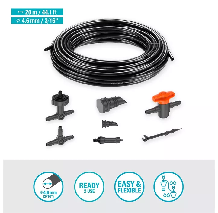 Micro-Drip-System Tropfbewässerung Set Balkon