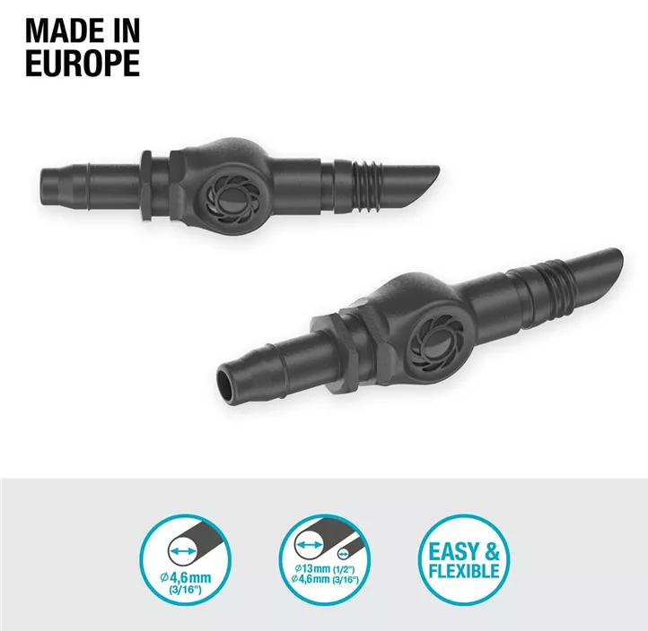 Micro-Drip-System Verbinder 4,6mm 3/16, 10er-Packung