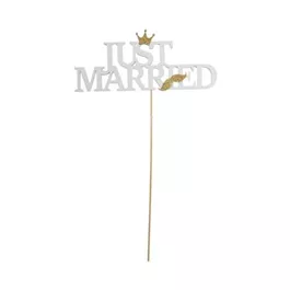 Holz-Stecker Just Married