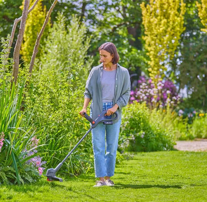 Akku-Trimmer EasyTrim 25/18V P4A Ready-To-Use Set