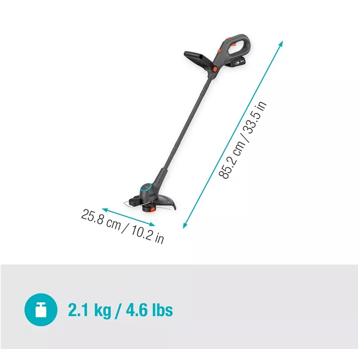 Akku-Trimmer EasyTrim 25/18V P4A Ready-To-Use Set