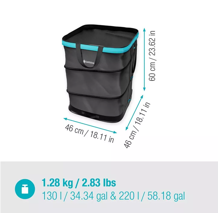 Gartenabfallsack PopUp rechteckig, Größe M