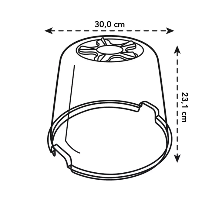 UV- & frostbeständig, 100 % Recyclingmaterial
