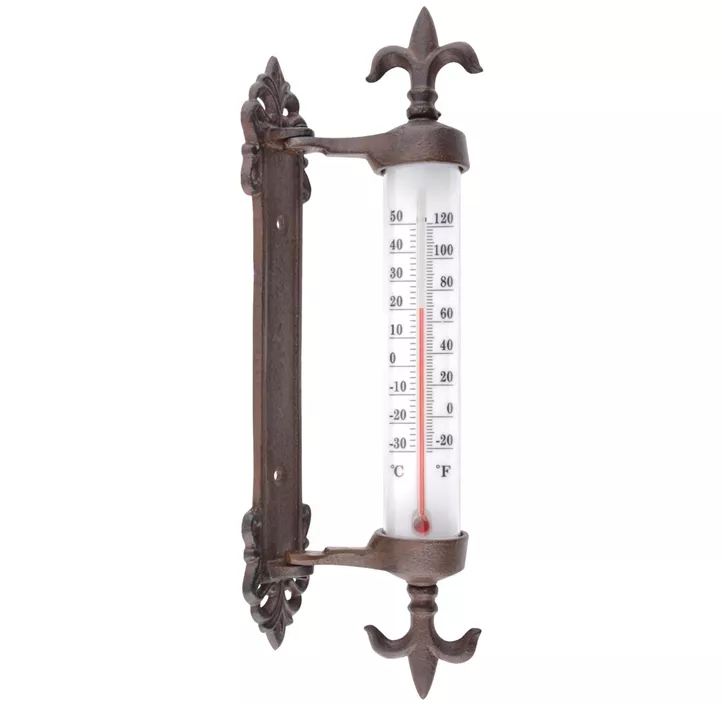 Fensterrahmen-Thermometer Gusseisen