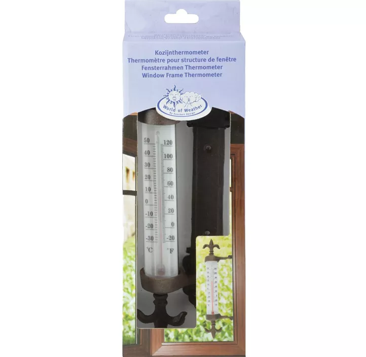 Fensterrahmen-Thermometer Gusseisen