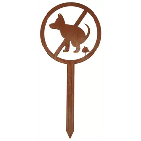 Gartenstecker Hundekot