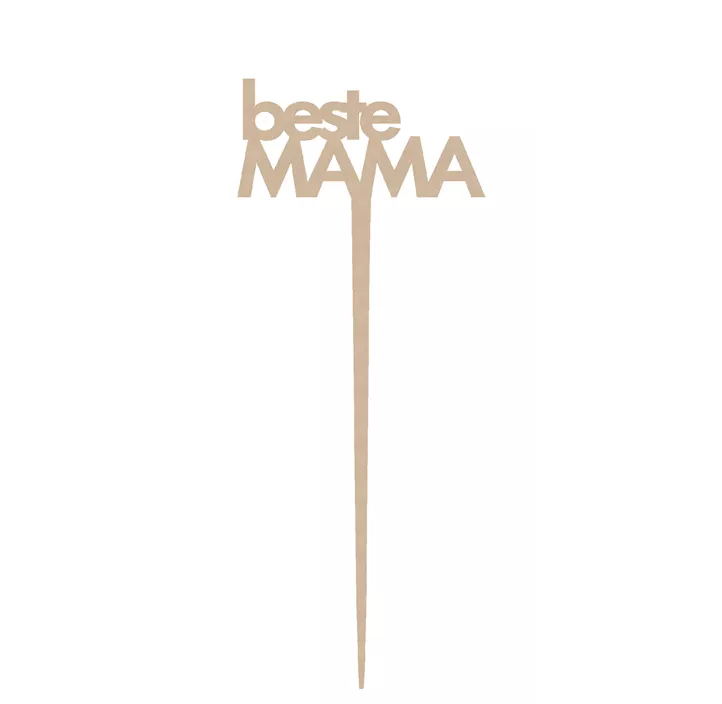 Holzstecker 'Beste Mama'