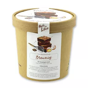 Backmischung Brownie Classic im Becher