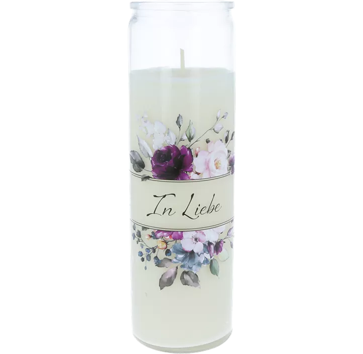 Glas Gedenkkerze Indoor
