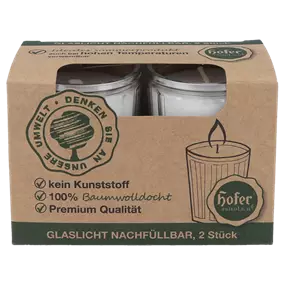 Glaslicht 2er Set