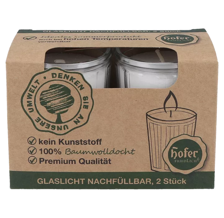 Glaslicht 2er Set