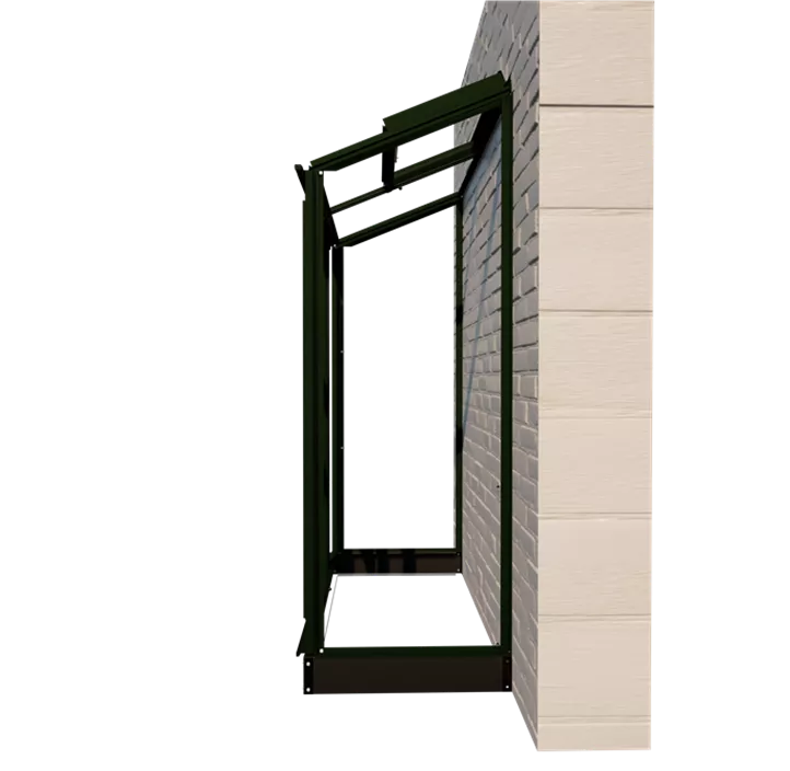 mit 4 mm Polycarbonat, 69 x 132 x 153 cm