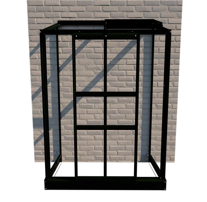 mit 3 mm Blankglas, 69 x 132 x 153 cm