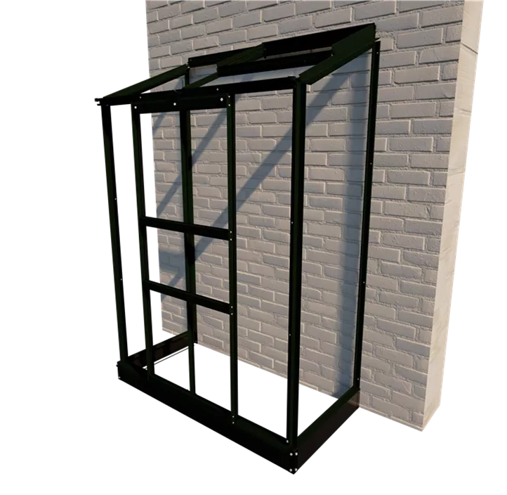 mit 3 mm Blankglas, 69 x 132 x 153 cm